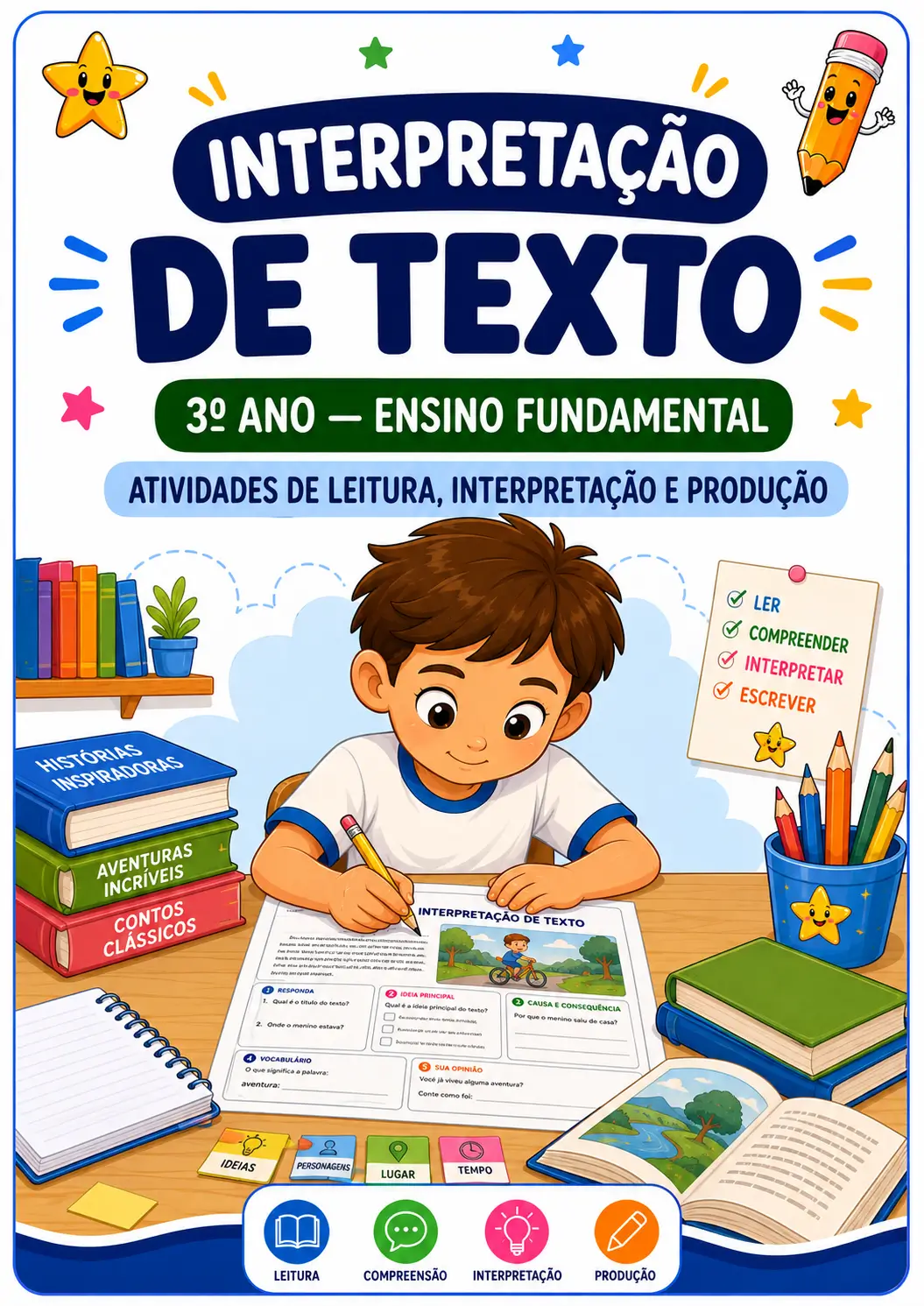 Capa 3º Ano - Indo além do que está escrito